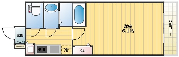 プレサンス梅田北ザ・ライブの物件間取画像